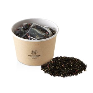 Чай черный Малина с медом и чабрецом в картонном стаканчике, 50 гр.