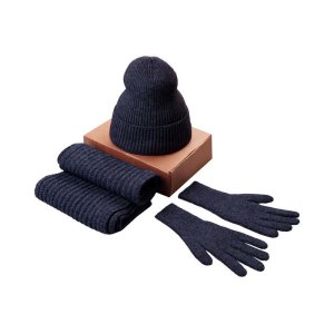 Подарочный набор  Nordend, темно-синий меланж