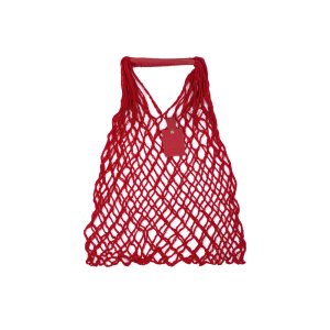 Авоська Dream М old style 15 литров с кожаными ручками, красный (1)