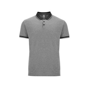 Рубашка поло Bowie мужская, меланжевый черный Рубашка поло Bowie мужская, меланжевый черный