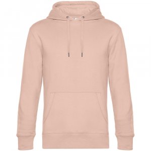 Толстовка с капюшоном унисекс King, розовая